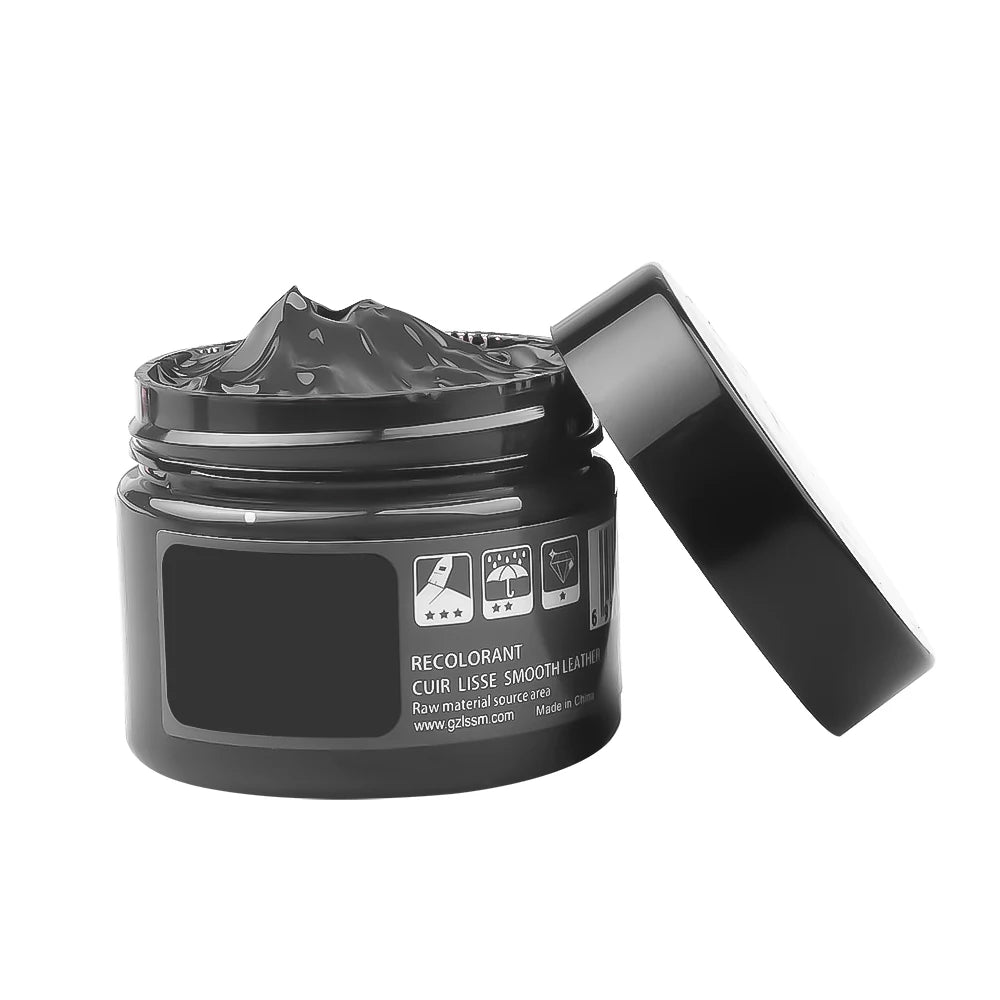 Kit de Reparación de Cuero para Automóviles, Bálsamo Líquido para Recolorar, Herramienta de Reparación sin Calor, Set de Restauración para Agujeros, Rasguños, Grietas y Desgarros en Asientos de Automóviles y Zapatos