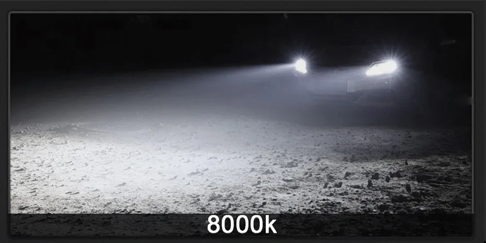 2 Piezas de Bombillas LED H4 H7 para Faros Delanteros de Coche, Bombilla LED H1 H8 H11 9005 HB3 9006 HB4 9004 HB1 H3 HB5 H13, Luces LED de 20000LM, Lámpara Turbo de 12V