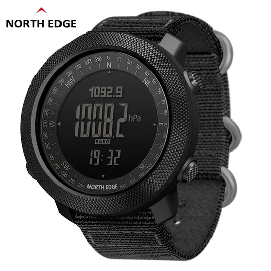 Reloj Deportivo Digital para Hombre NORTH EDGE, Relojes Militares para Correr y Nadar, Altímetro, Barómetro, Brújula, Resistente al Agua 50 m