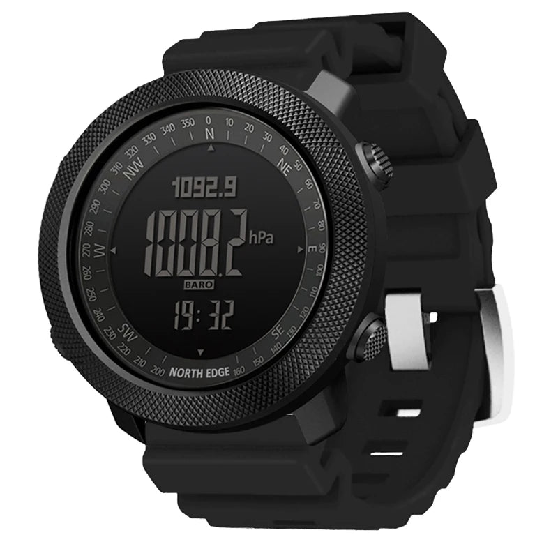 Reloj Deportivo Digital para Hombre NORTH EDGE, Relojes Militares para Correr y Nadar, Altímetro, Barómetro, Brújula, Resistente al Agua 50 m