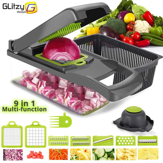 Trituradora de verduras trituradora de verduras multifuncional accesorios de cocina cortadora manual de verduras cortadora de queso mantolina escurridora