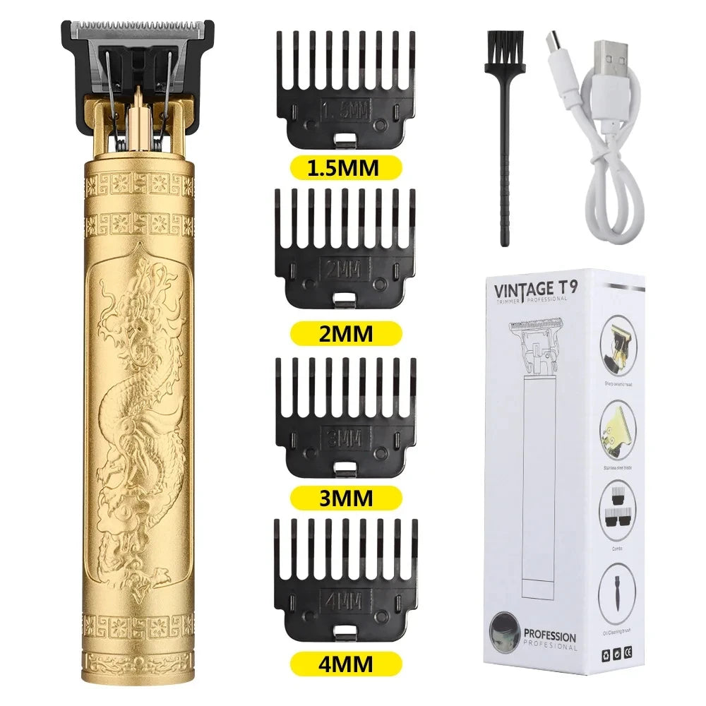 Máquina de corte de pelo Original Retro T9, recortadora de chaquetas, Afeitadora eléctrica para hombres, Afeitadora de peluquero Lence Pro para áreas sensibles