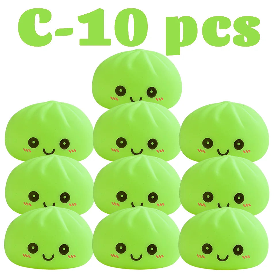 Nuevas luces nocturnas de dumplings 2027, adorno de escritorio de dumplings luminosos, linda caja de vaporera de dumplings luminosa, luces de dumplings kawaii, regalos