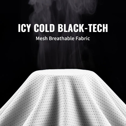Camisetas para correr de seda de hielo para hombre, Top holgado de manga corta con estampado, ropa deportiva para gimnasio y baloncesto, camiseta de secado rápido para entrenamiento físico