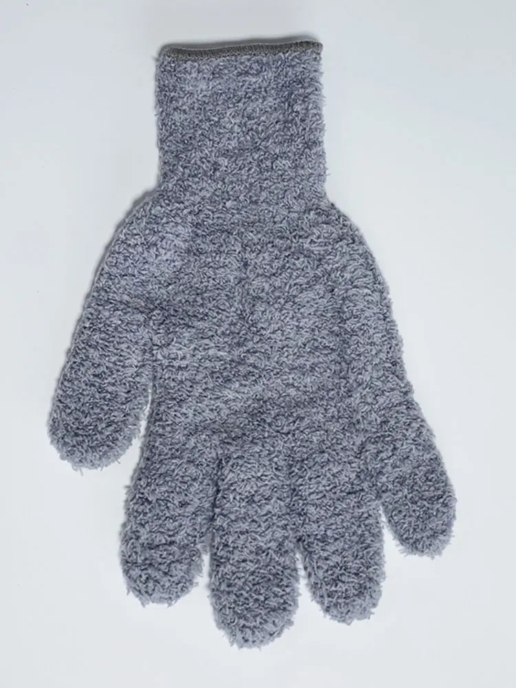 Guantes de microfibra para limpieza de polvo, elásticos y transpirables, para coches, barcos, piscinas, hogar, cocina, limpieza de muebles, 1 ud.