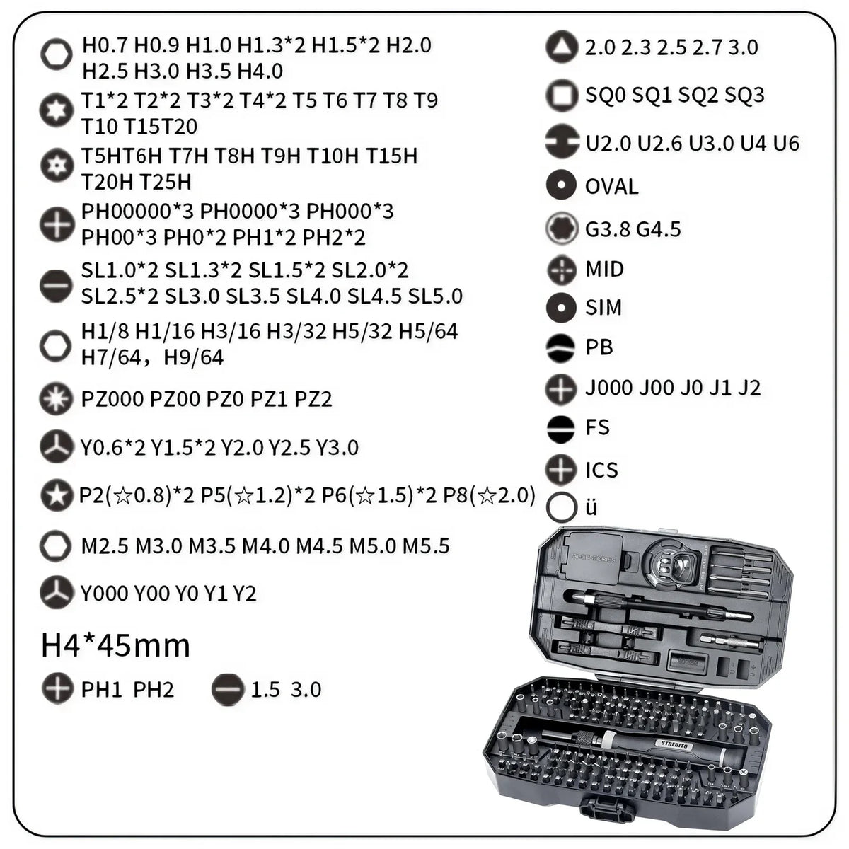Juego de destornilladores de precisión para ordenador portátil, Kit de reparación profesional 152/25 en 1, T5, T6, Torx