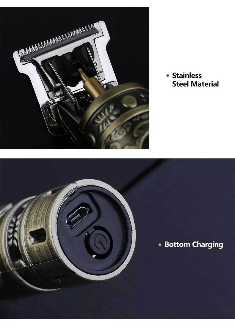 Máquina de corte de pelo Original Retro T9, recortadora de chaquetas, Afeitadora eléctrica para hombres, Afeitadora de peluquero Lence Pro para áreas sensibles