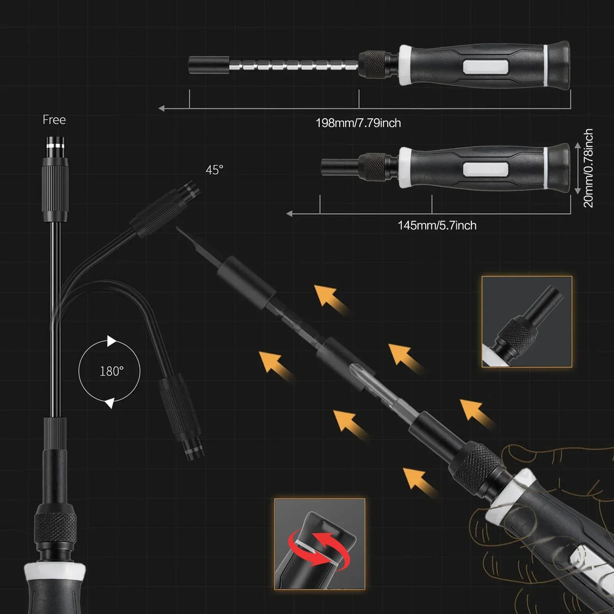Juego de destornilladores de precisión para ordenador portátil, Kit de reparación profesional 152/25 en 1, T5, T6, Torx