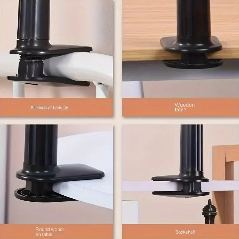 Soporte para teléfono móvil, mesita de noche perezosa, soporte para tableta Ipad, soporte voladizo de escritorio