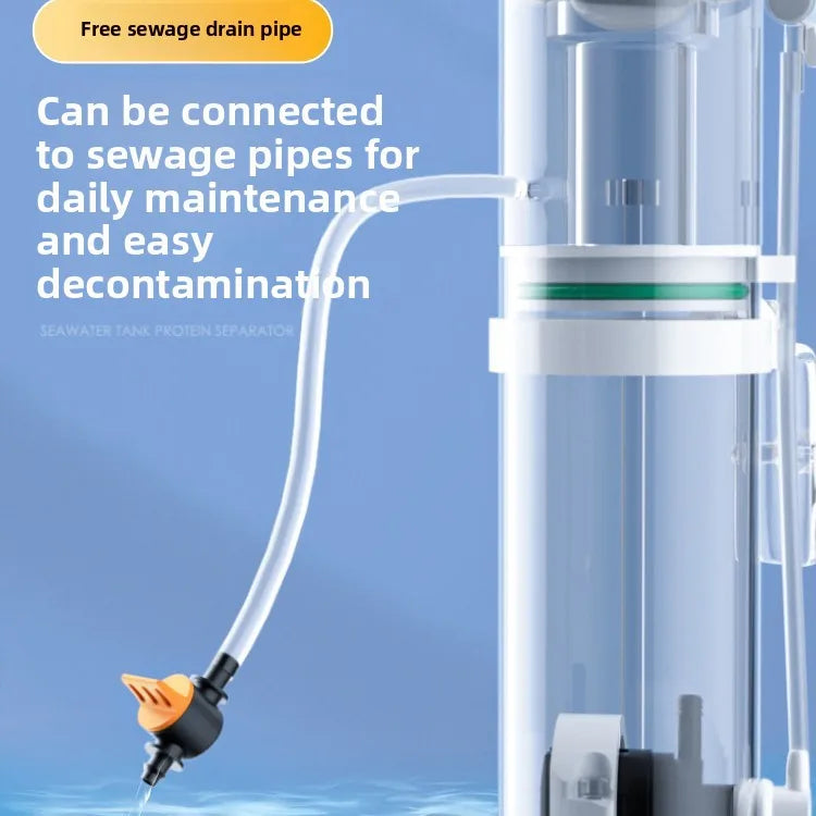 Mini separador de proteínas para acuario, filtro de Coral de agua de mar, minifiltro incorporado para acuario, 110V-240V