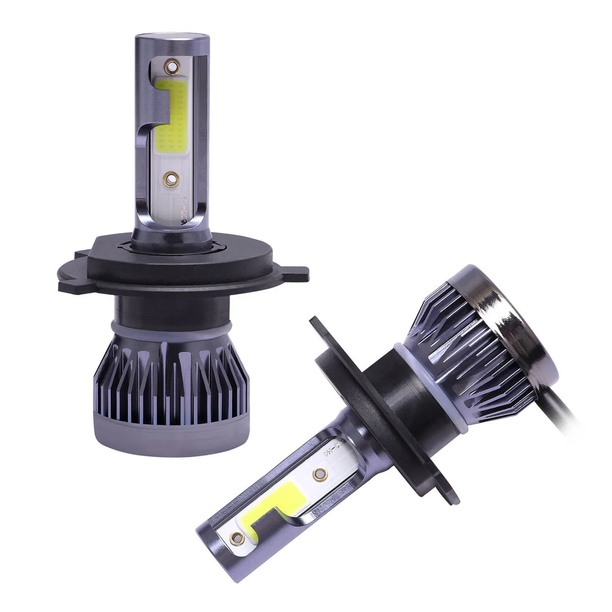 2 Piezas de Bombillas LED H4 H7 para Faros Delanteros de Coche, Bombilla LED H1 H8 H11 9005 HB3 9006 HB4 9004 HB1 H3 HB5 H13, Luces LED de 20000LM, Lámpara Turbo de 12V