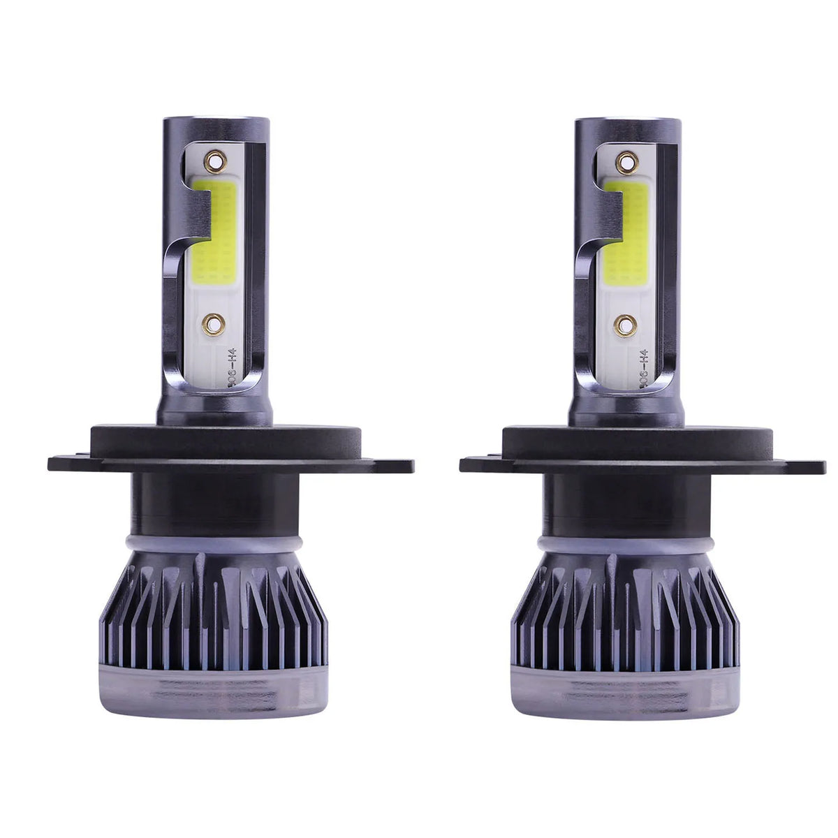 2 Piezas de Bombillas LED H4 H7 para Faros Delanteros de Coche, Bombilla LED H1 H8 H11 9005 HB3 9006 HB4 9004 HB1 H3 HB5 H13, Luces LED de 20000LM, Lámpara Turbo de 12V