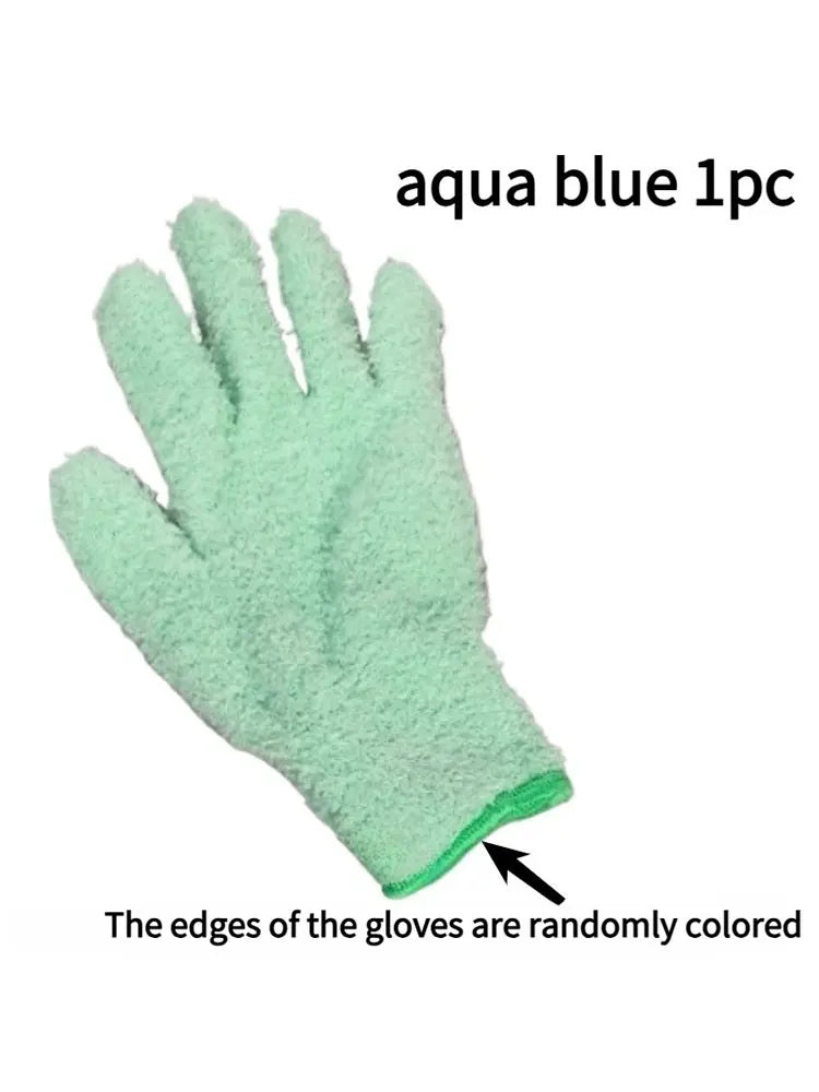 Guantes de microfibra para limpieza de polvo, elásticos y transpirables, para coches, barcos, piscinas, hogar, cocina, limpieza de muebles, 1 ud.
