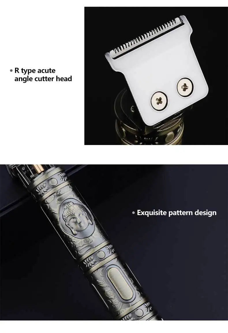 Máquina de corte de pelo Original Retro T9, recortadora de chaquetas, Afeitadora eléctrica para hombres, Afeitadora de peluquero Lence Pro para áreas sensibles
