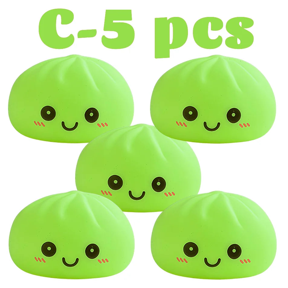 Nuevas luces nocturnas de dumplings 2027, adorno de escritorio de dumplings luminosos, linda caja de vaporera de dumplings luminosa, luces de dumplings kawaii, regalos