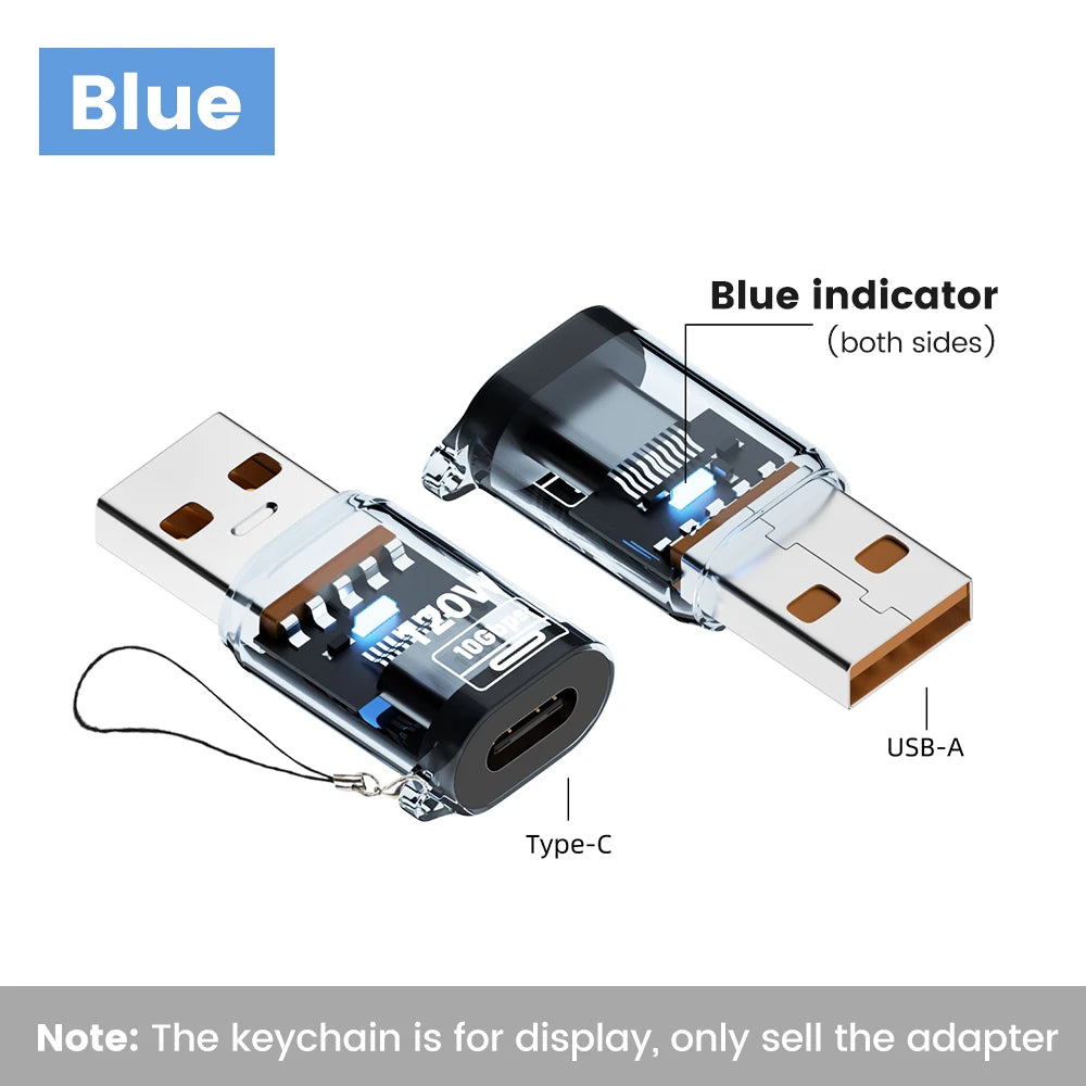 Olaf 120W tipo C a USB A OTG adaptador USB 3,2 a tipo C conector de carga rápida para iPhone 15 16 Macbook iPad Huawei P60Xiaomi