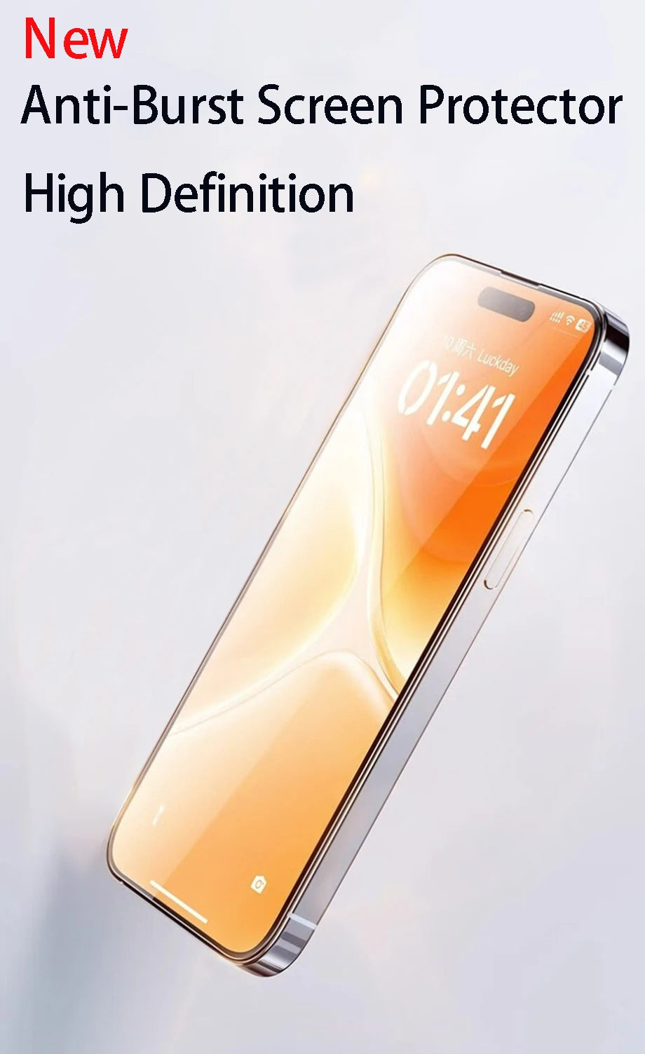 Protector de pantalla de vidrio templado para iPhone, película protectora para iPhone 15, 14, 13, 12, 11 Pro Max, 6, 7, 8 Plus, X, XS, Max, XR, 4 unidades