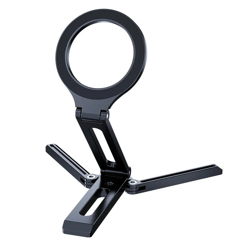 Soporte magnético plegable para teléfono, trípode perezoso de escritorio, soporte para teléfono móvil Magsafe iPhone 16 15 14 13 12 Pro Max