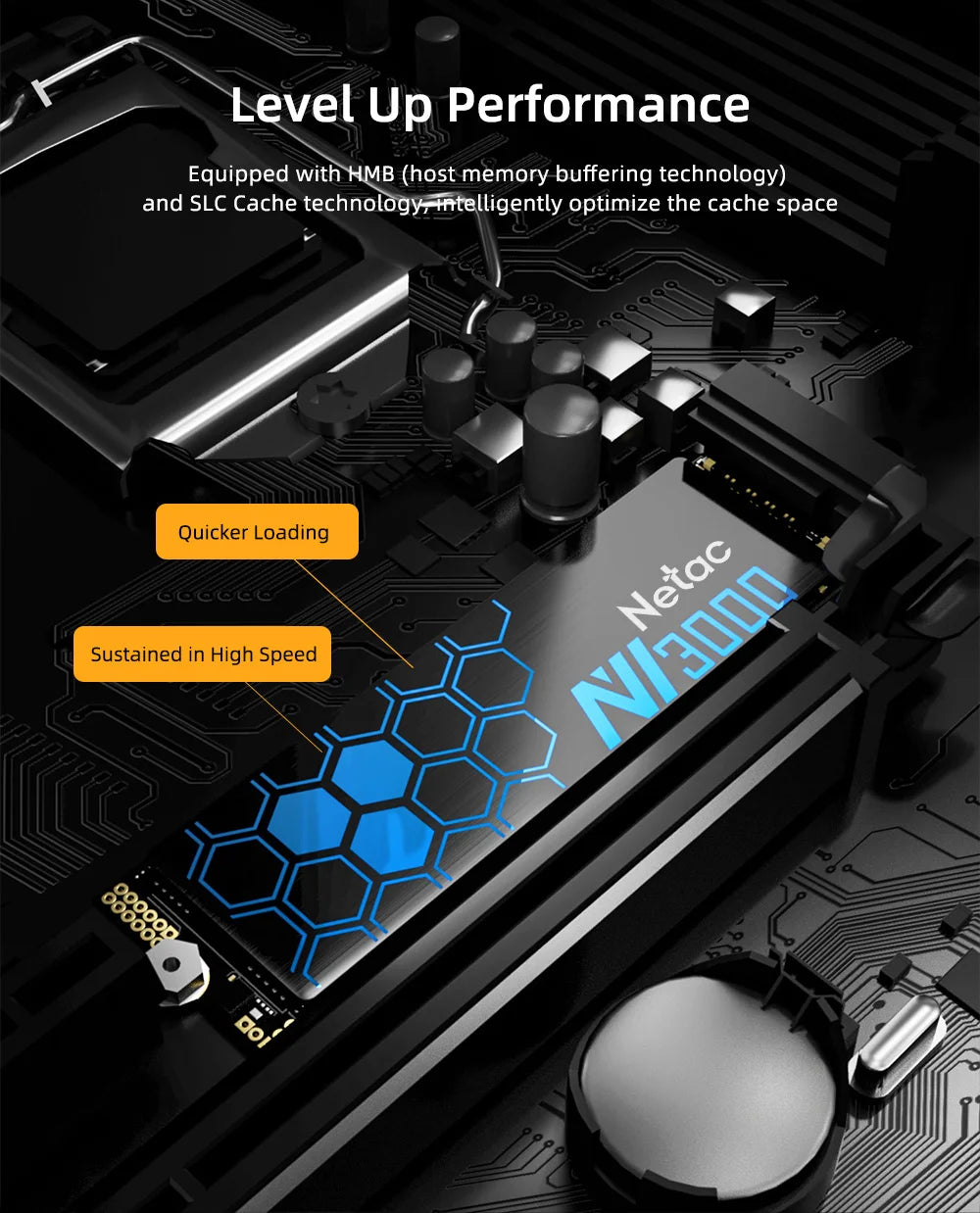Netac NVMe SSD M2 1TB 2TB 500GB 250GB 3500MB/s SSD PCIe3.0 M.2 2280 unidades de estado sólido internas disco NV3000 para ordenador portátil de escritorio